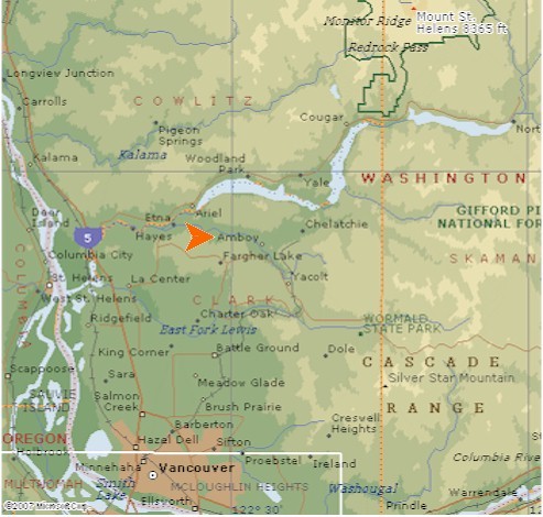Map Washington and Amboy