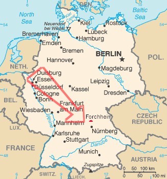 Map of Germany