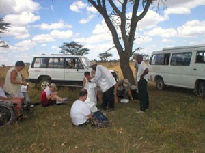 Picknick in Kenia