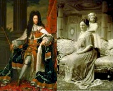 Koning Stadhouder Willem III en Koningin Wilhelmina