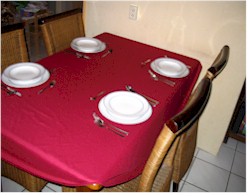 Borden op tafel